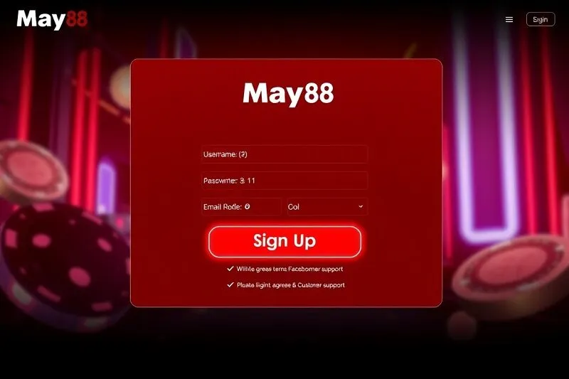 Hướng dẫn đăng ký May88